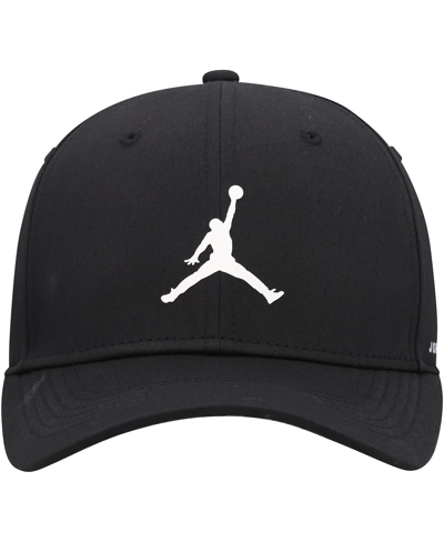 Shop Jordan Men's  Performance Rise Adjustable Hat In Black