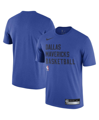 Shop Nike Men's  Blue Dallas Mavericks 2023/24 Sideline Legend Performance Practice T-shirt