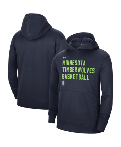 Shop Nike Men's And Women's  Navy Minnesota Timberwolves 2023/24 Performance Spotlight On-court Practice P
