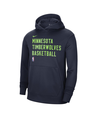 Shop Nike Men's And Women's  Navy Minnesota Timberwolves 2023/24 Performance Spotlight On-court Practice P