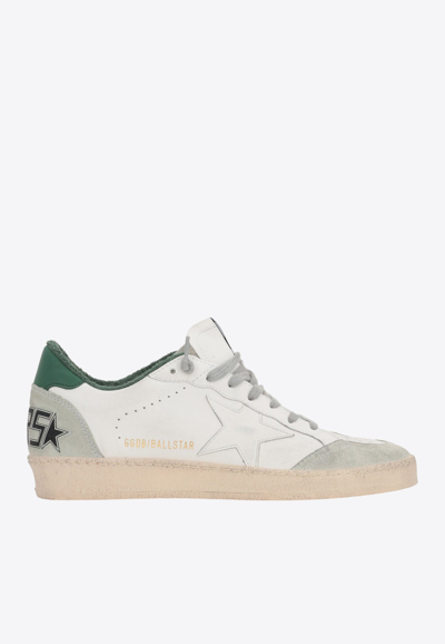 Shop Golden Goose Db Ball Star Low-top Sneakers In Leather In Multicolor