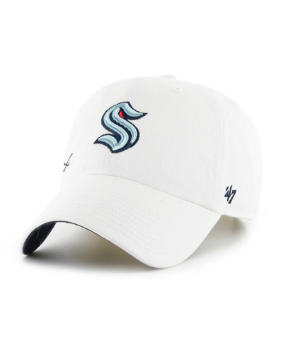 Shop 47 Brand Women's ' White Seattle Kraken Confetti Clean Up Adjustable Hat
