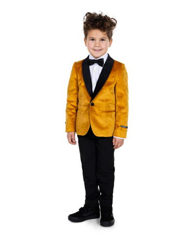 Shop Opposuits Little Boys Dinner Blazer Jacket In Gold