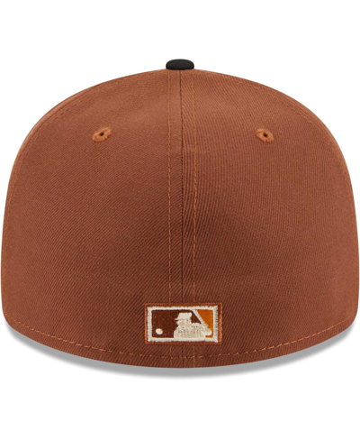 Shop New Era Men's  Brown Chicago White Sox Tiramisu Low Profile 59fifty Fitted Hat