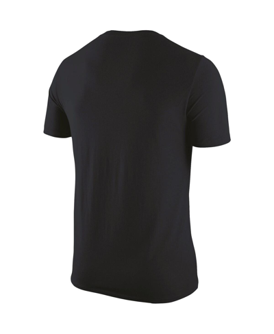 Shop Nike Men's  Black Uconn Huskies Logo Color Pop T-shirt