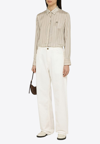 Etro Basic Straight-leg Jeans In White