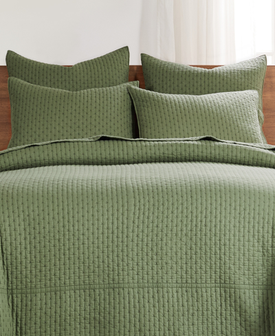 Levtex Cross Stitch Stitching 2-pc. Sham Set, European In Cream