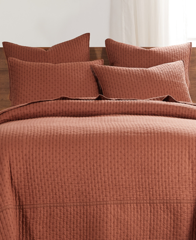 Levtex Cross Stitch Stitching 2-pc. Sham Set, European In Cream