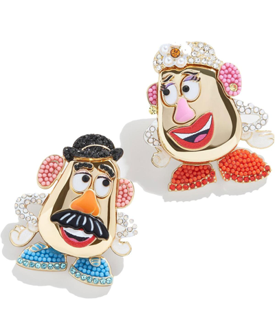 Shop Baublebar Women's  Toy Story Mr. And Mrs. Potato Head Earrings In Gold-tone