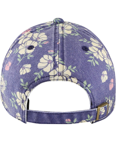 47 Brand Women's ' Navy Michigan Wolverines Primrose Clean Up Adjustable Hat In Navy