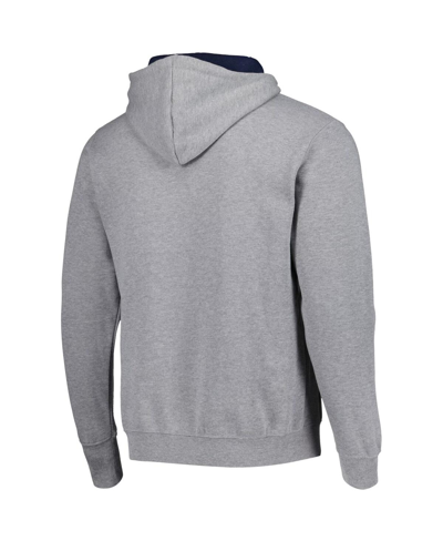 Colosseum Men's Heather Gray Florida Atlantic Owls Arch Logo 3.0 Pullover Hoodie In Heathered Gray