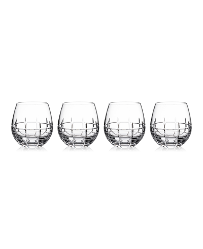 Shop Marquis Harper Stemless Wine Glasses, Set Of 4 In Clear
