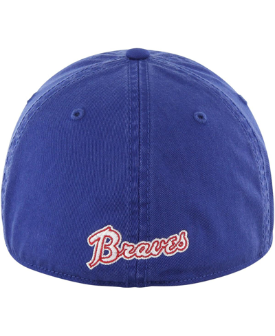 Shop 47 Brand Men's ' Royal Atlanta Braves Sure Shot Classic Franchise Fitted Hat