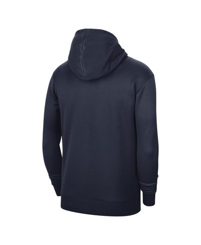 Nike Men's And Women's  Navy Denver Nuggets 2023/24 Performance Spotlight On-court Practice Pullover In Navy