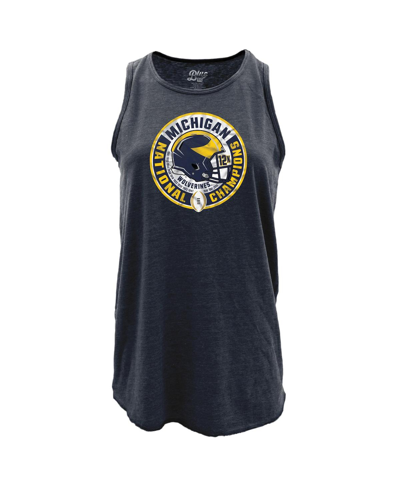 Shop Blue 84 Women's  Navy Michigan Wolverines College Football Playoff 2023 National Champions Slow Decen