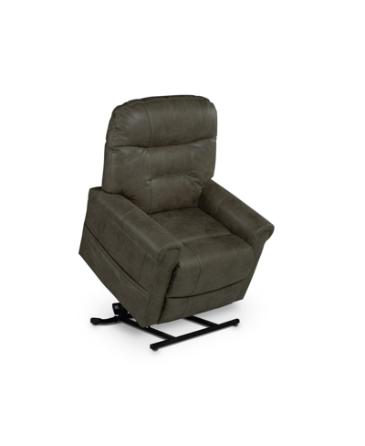 Shop Steve Silver Ottawa 34" Power Lift Chair, Heat, Massage In Dark Brown