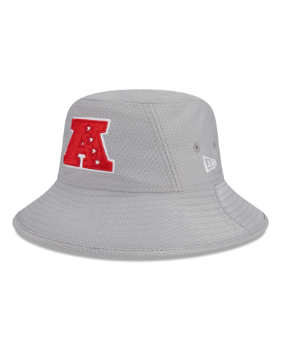 Shop New Era Men's  Gray Las Vegas Raiders 2024 Pro Bowl Bucket Hat