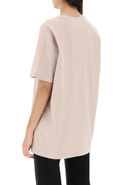 Shop Vivienne Westwood Classic T-shirt With Orb Logo In Birch (beige)