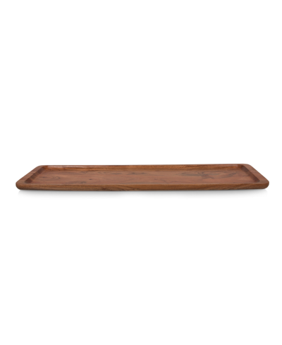 Shop Toscana Canape 36" Cocktail Appetizer Charcuterie Board In Acacia Wood