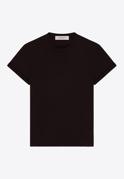 Shop Golden Goose Db Crewneck Short-sleeved T-shirt In Black