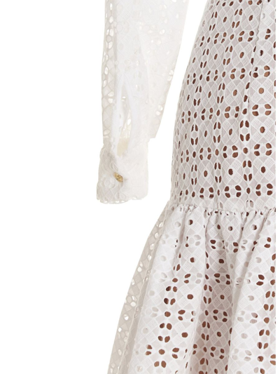 Shop Michael Michael Kors St Gallen Dress In White