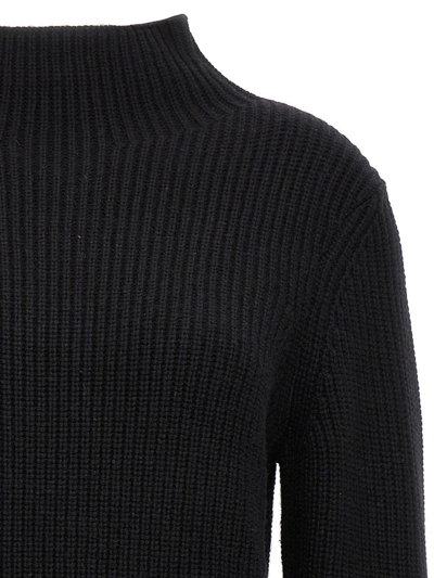 Shop Michael Michael Kors Logo Sweater In Black