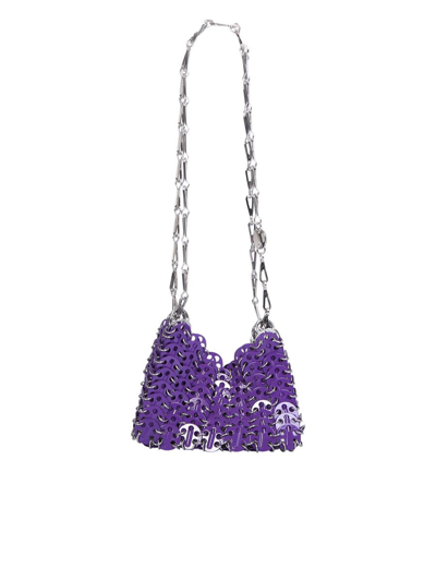 Shop Paco Rabanne Bags In Purple