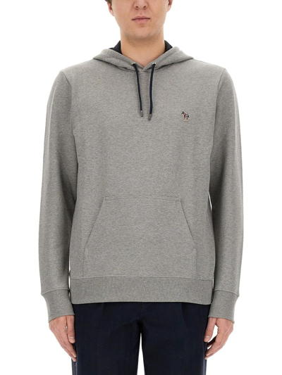 Shop Ps By Paul Smith Ps Paul Smith Sweatshirt With Logo In Grey
