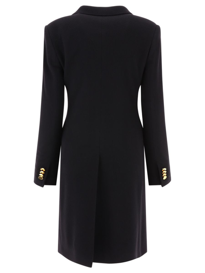 Shop Tagliatore Black Virgin Wool And Cashmere Blend Parigi Coat