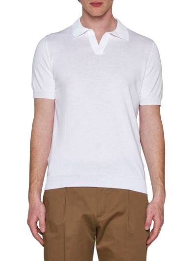 Shop Tagliatore T-shirts And Polos In White