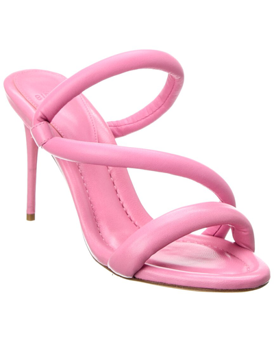 Shop Alexandre Birman Aysha 85 Leather Sandal In Pink