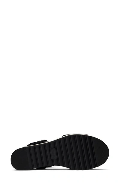 Shop Toms Diana Platform Wedge Sandal In Black