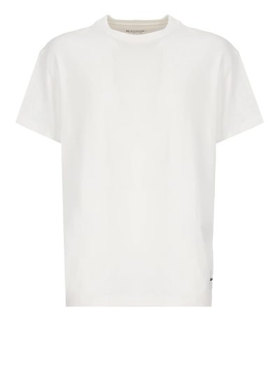 Shop Jil Sander Three Cotton T-shirt Set In White