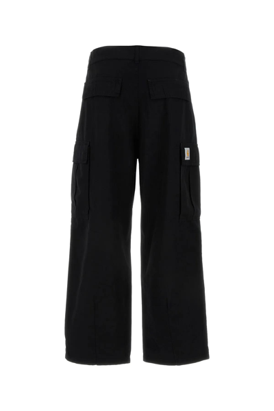 Shop Carhartt Black Cotton Cole Cargo Pant