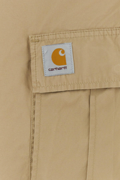 Shop Carhartt Beige Cotton Cole Cargo Pant