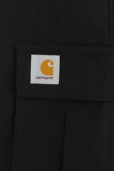Shop Carhartt Black Cotton Cole Cargo Pant