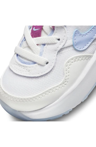 Shop Nike Kids' Air Max Motif Sneaker In White/ Fuchsia/ White/ Blue