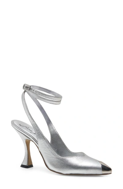 Shop Free People Jules Pointed Toe Pump In Platino