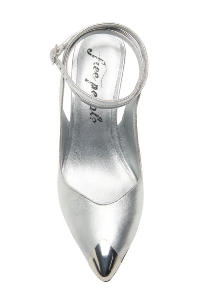 Free People Jules Pointed Toe Pump In Platino