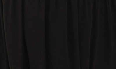 Shop Halogen ® Cold Shoulder Long Sleeve Halter Maxi Dress In Rich Black