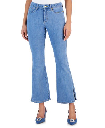 Shop Inc International Concepts Women's High-rise Flared Jeans, Created For Macy's In Highlighter