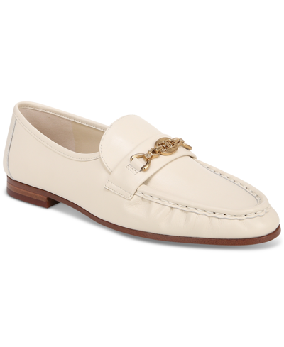 Shop Sam Edelman Women's Lucca Moc-toe Loafer Flats In Modern Ivory