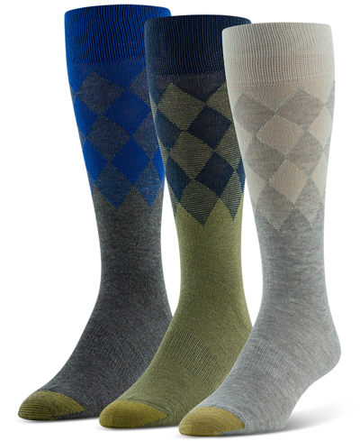 Shop Gold Toe Men's Partial Argyle Socks In Asst