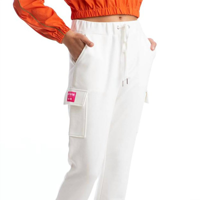 Shop Juicy Couture Cargo Jogger In White