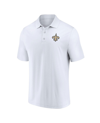 Shop Fanatics Men's  White New Orleans Saints Component Polo Shirt
