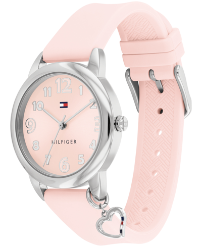 Shop Tommy Hilfiger Kids Quartz Pink Silicone Watch 34mm