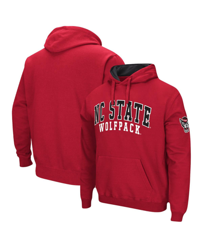 Colosseum Red Nc State Wolfpack Double Arch Pullover Hoodie In Red