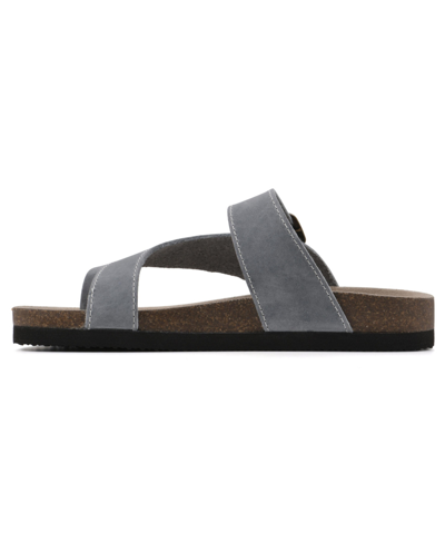 White Mountain Women's Carly Footbed Sandals In Brown,leather