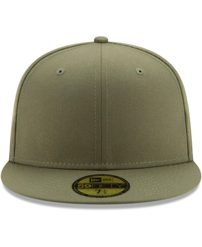 New Era Men's  Green Blank 59fifty Fitted Hat In Green