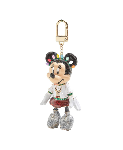 Shop Baublebar Women's  Minnie Mouse Reindeer Sweater Bag Charm In White